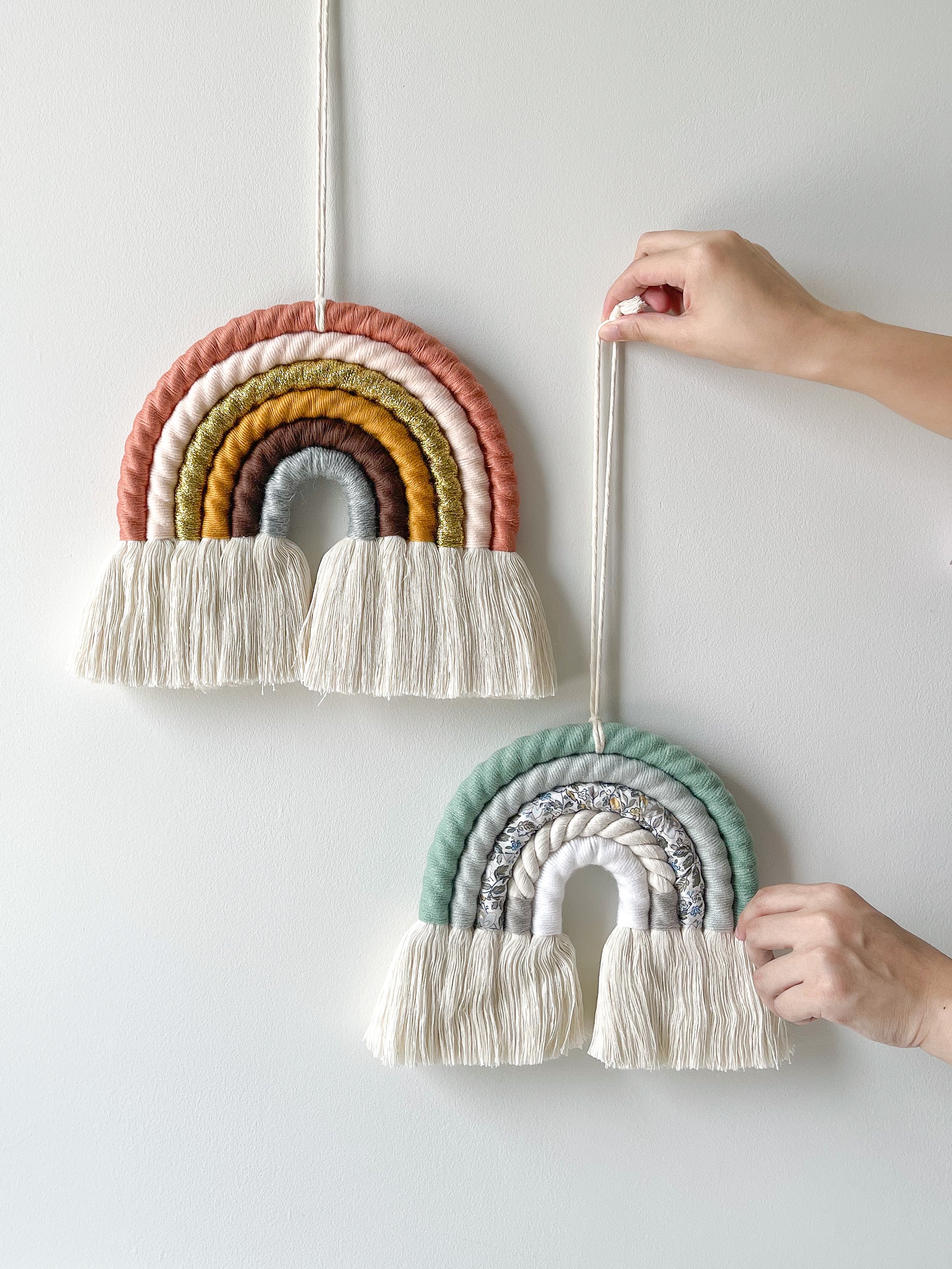 Green M Rainbow Wall Decor