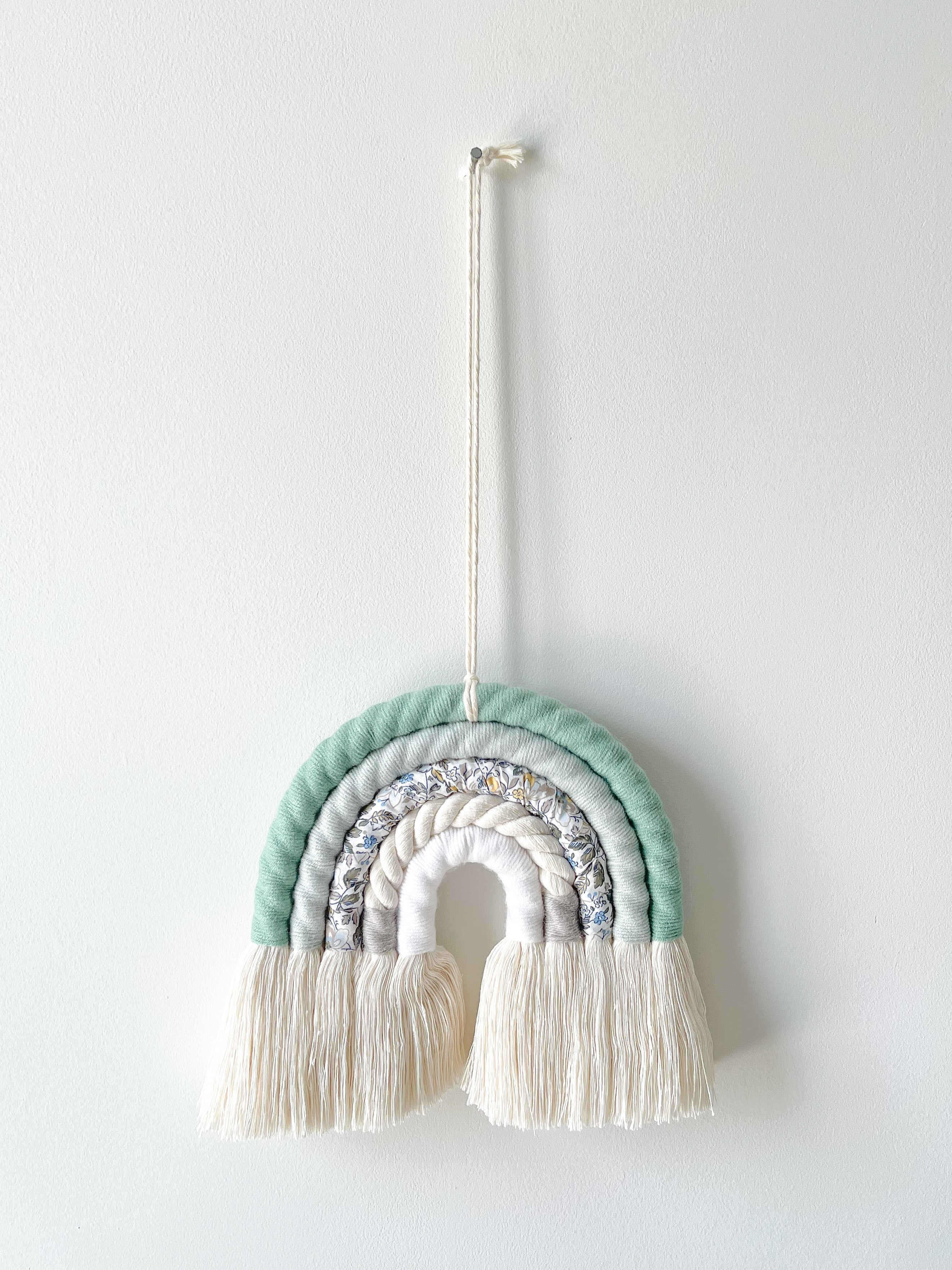 Green M Rainbow Wall Decor