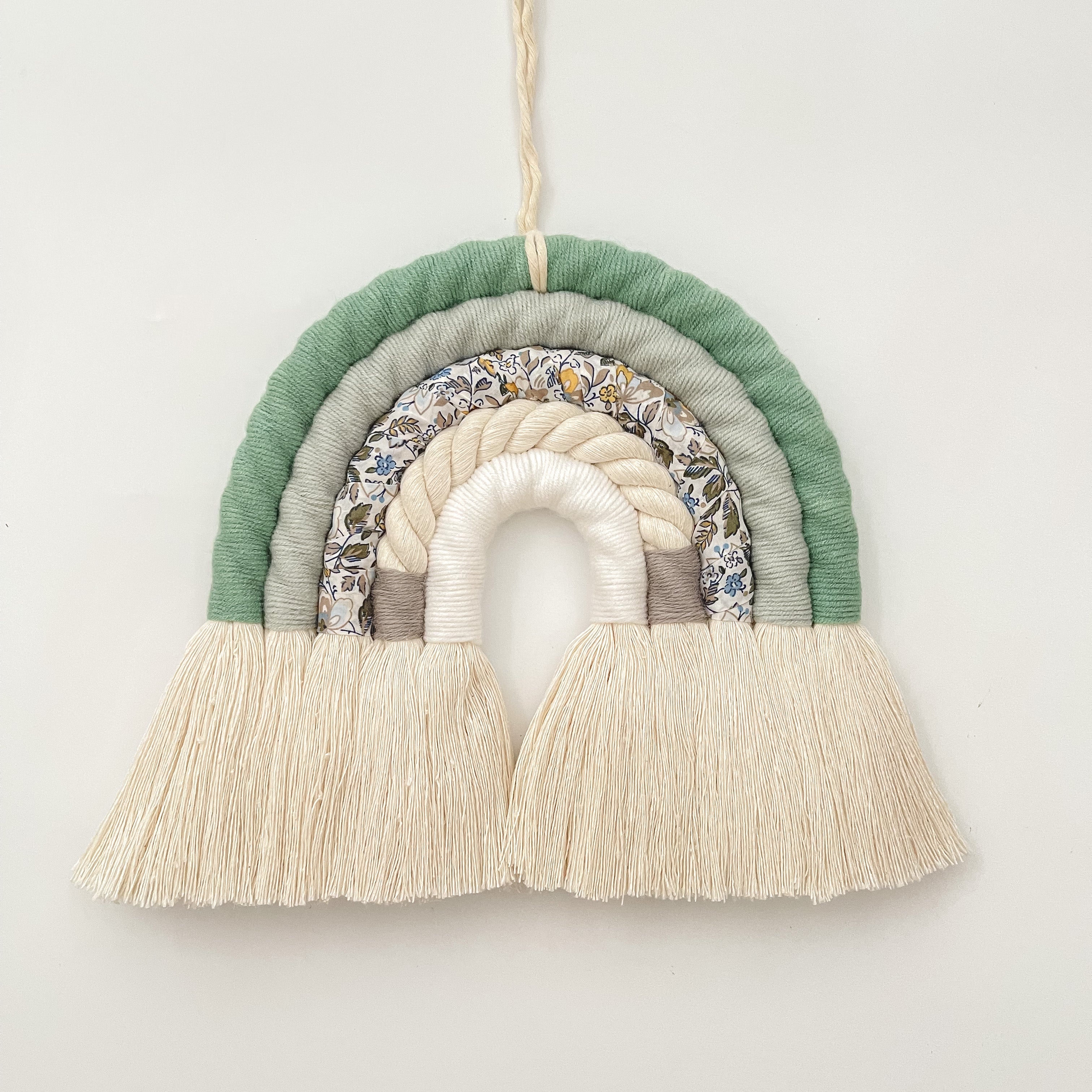 Green M Rainbow Wall Decor
