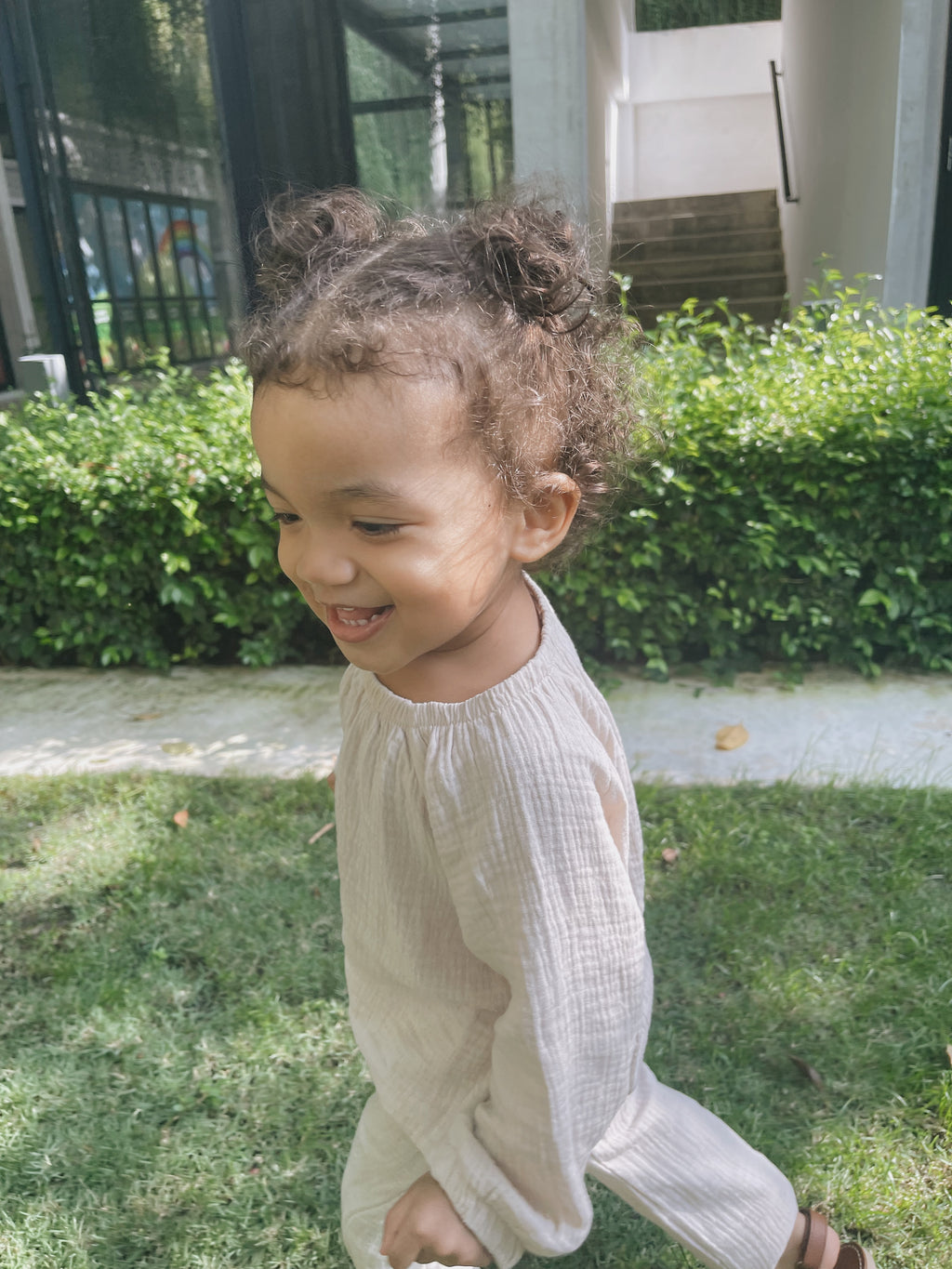 Aila Two-Piece Set in Oatmeal