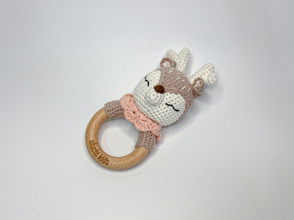 Crochet Animal Rattle