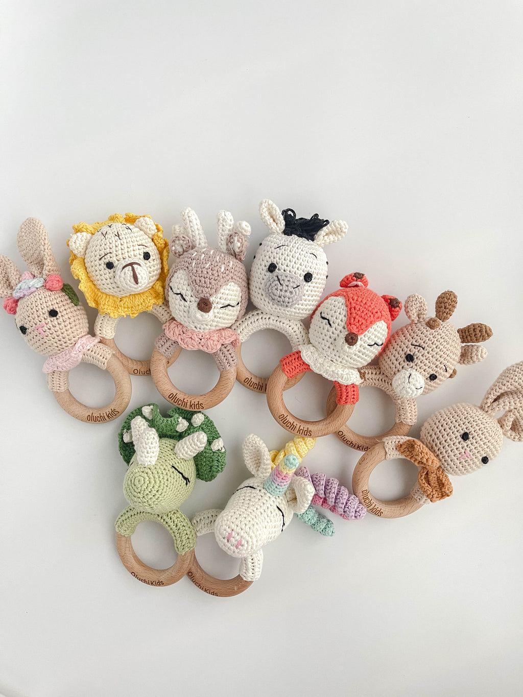 Crochet Animal Rattle