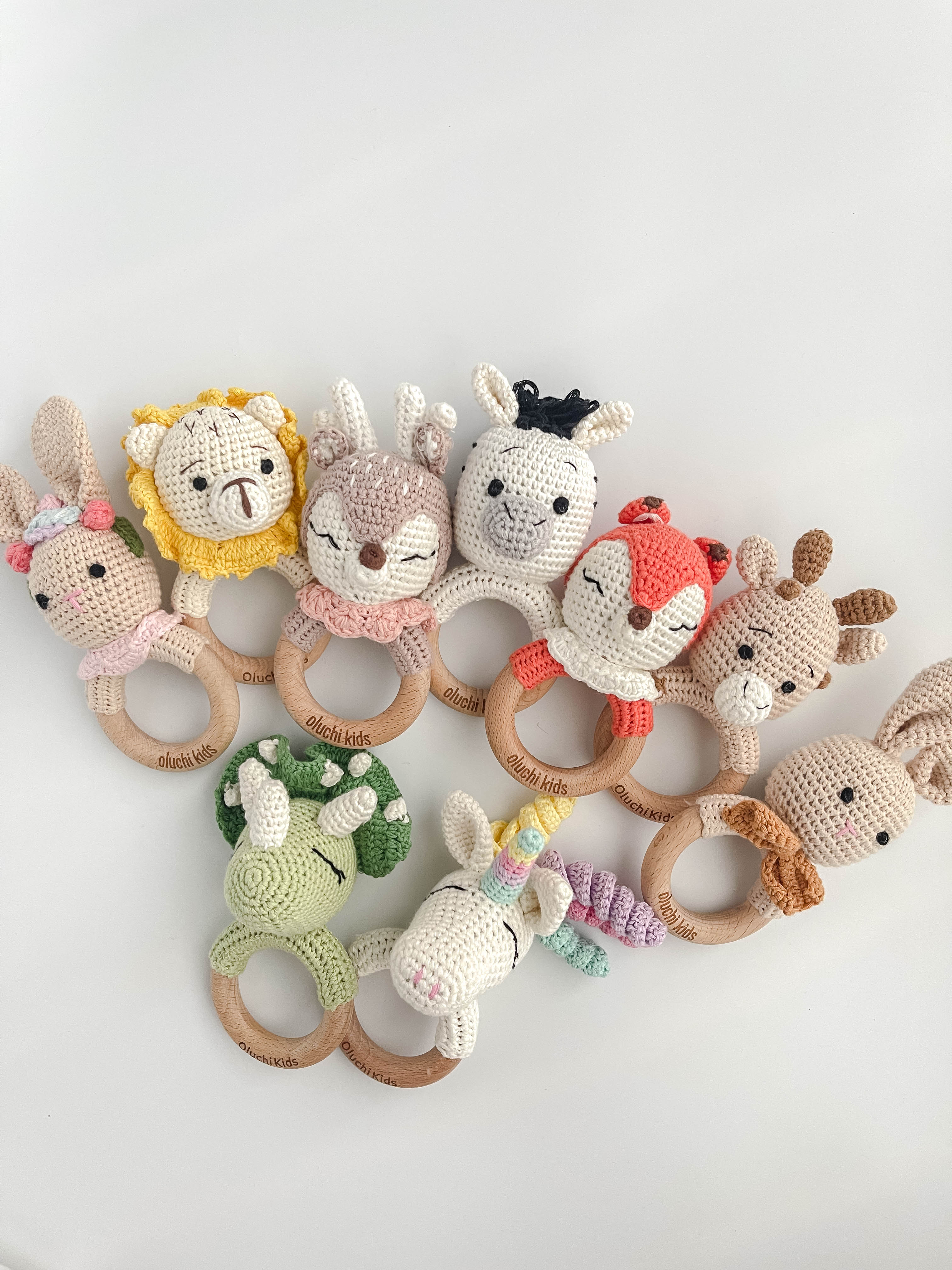 Crochet Animal Rattle