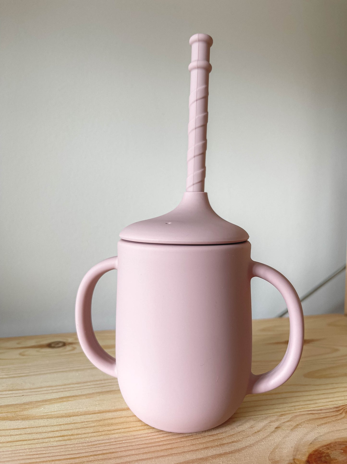 Silicone Sippy Cup + Straw