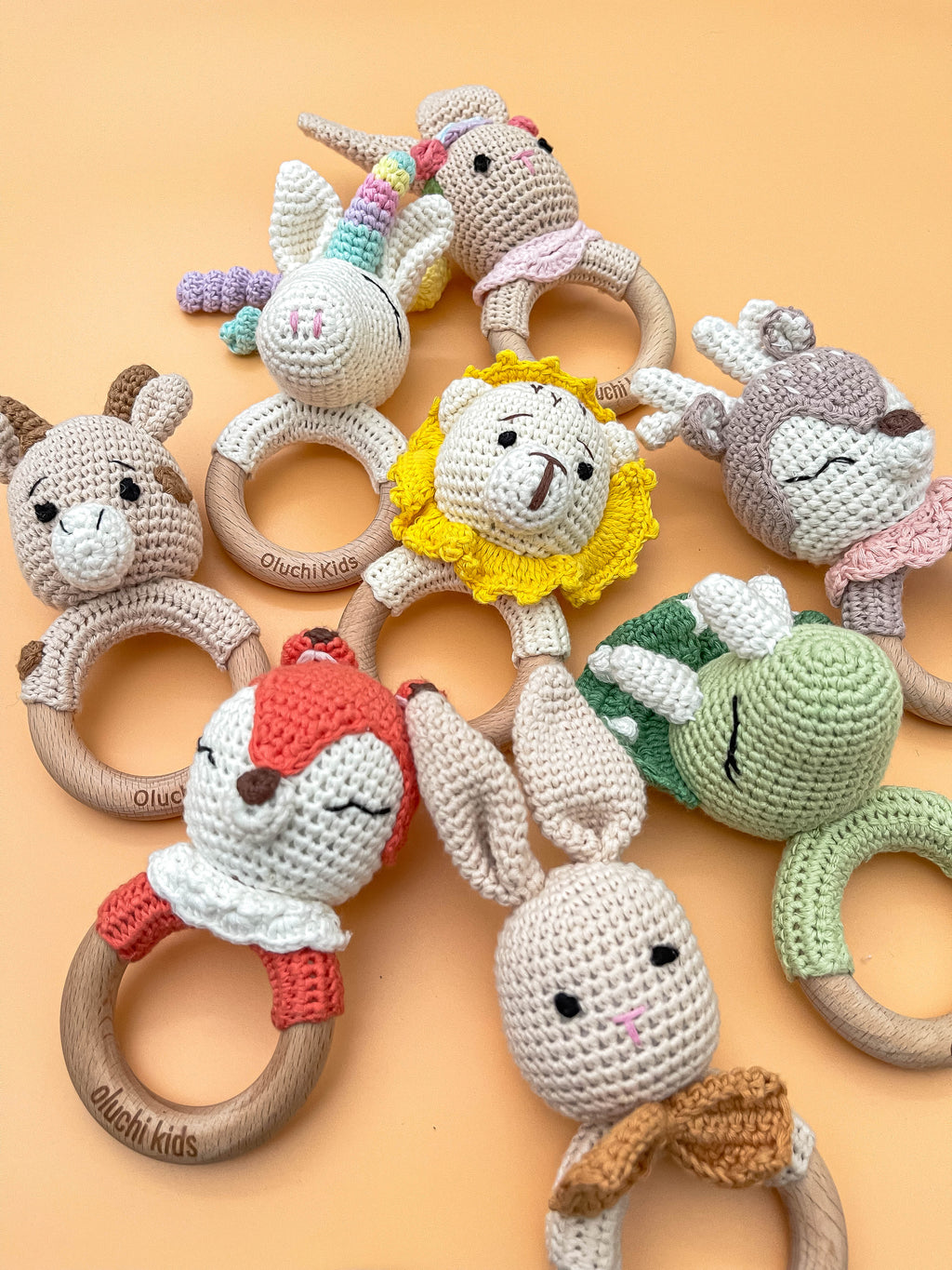 Crochet Animal Rattle